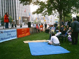 poetry, music and speeches, Ottawa, June 8, 2005