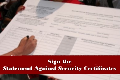 click to sign our online petition