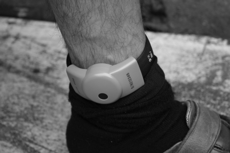 GPS ankle bracelet